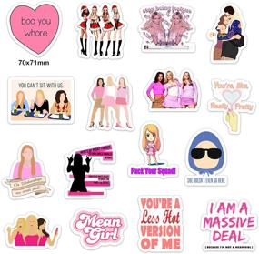 img 1 attached to 🎀 Mean Girls Decals: 35 Pcs for Laptops, Water Bottles, Toys & Gifts