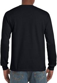 img 2 attached to Gildan Хлопковая футболка с рукавами, 2 шт. в упаковке
