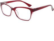 👓 stylish mare azzuro designer reading glasses for women - choose your power: 0.1.0, 1.5, 2.0, 2.5, 3.0, or 3.5 logo