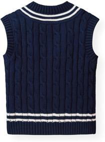 img 2 attached to 👔 Classy and Comfortable: Introducing the Hope & Henry Boys' V-Neck Sweater Vest