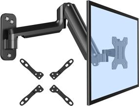 img 4 attached to ErGear Gas Spring Arm Wall Mount for 17 to 32 Inch Screens - Height Adjustable and Extended Up to 18.3 Inch - Fits Multiple VESA Mounting Sizes