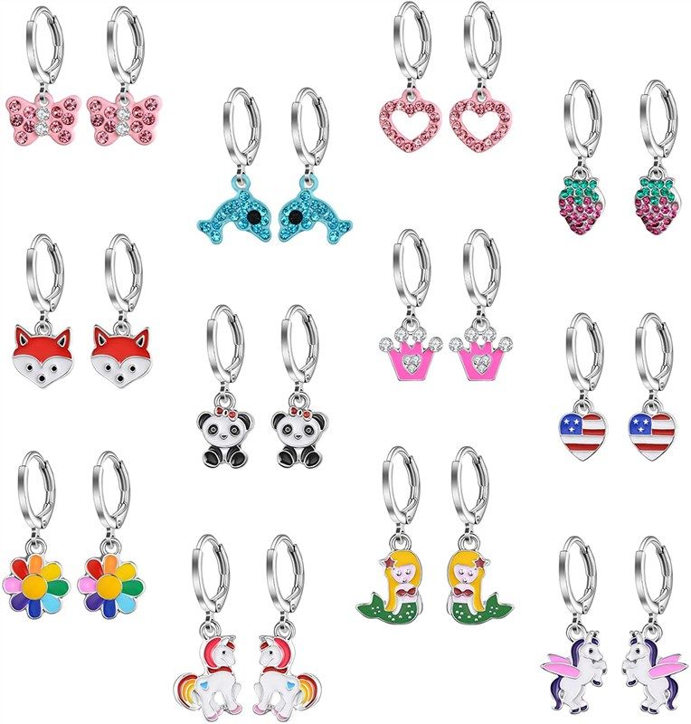 bevan hypoallergenic dangle earrings multipleロゴ