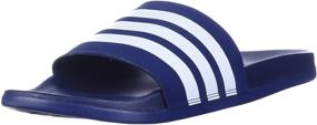 img 4 attached to White Adidas Men's Adilette Comfort