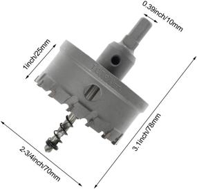 img 3 attached to 🔪 Hordion Stainless Steel Carbide Cutter for Plastic