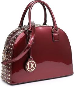 img 4 attached to 👜 Сумка Dasein Vegan Leather Purse Handbag: Стильная сумка в форме купола с ортопедическим дизайном плечевого ремня и длинным ремешком