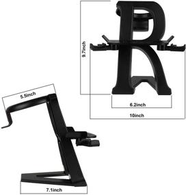 img 1 attached to 🎧 Подставка Esimen для наушников: организуйте и покажите Oculus Quest 2 и другие гарнитуры виртуальной реальности и контроллеры