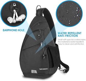 img 1 attached to 🎒 Waterfly Backpack Crossbody Daypack Rucksack: Versatile and Durable Multi-Purpose Bag