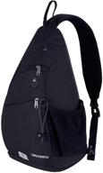 🎒 waterfly backpack crossbody daypack rucksack: versatile and durable multi-purpose bag логотип