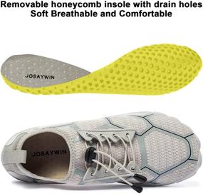 img 2 attached to Men's Walking Shoes - Josaywin Barefoot Sports Diving