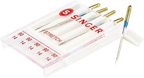 img 3 attached to SINGER 04721 Size 90/14 Stretch Sewing Machine Needles, 5-Count: Unleash Smooth and Comfortable Stretch Stitching!