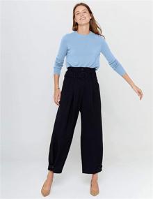 img 1 attached to 👖 State Cashmere Women's Knitted Pants - Comfortable Loungewear for Lingerie, Sleep & Leisure