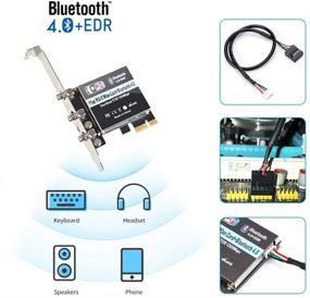 img 1 attached to ZEXMTE AC 1200Mbps карта WiFi для ПК: двухдиапазонный беспроводной адаптер с 5 ГГц/2,4 ГГц, 3×5dBi антенна - незабываемые игровые и потоковые впечатления, совместимость с Windows 10/8.1/8/7.