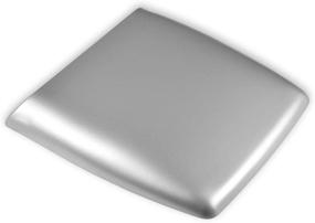 img 1 attached to NATGIC Universal Car Air Flow Decorative Intake Hood Scoop Turbo Bonnet Vent Cover (Silver)