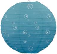 🏞️ under the sea paper lanterns - light blue/white, 9.5" - beistle (3 pack) logo