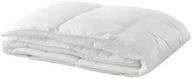 🛏️ ikea slim duvet cover insert, twin size, white logo