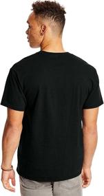 img 1 attached to Hanes Short Sleeve Pocket Beefy T: Durable and Stylish Tee.