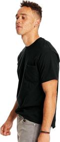 img 2 attached to Hanes Short Sleeve Pocket Beefy T: Durable and Stylish Tee.