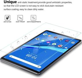 img 1 attached to Gylint 1xLenovo Yoga Smart Tab 10.1 (YT-X705F) Tempered Glass Screen Protector - 9H Hardness Scratch Resistant Bubble Free Shield for Lenovo Yoga Smart Tab 10.1 (YT-X705F)