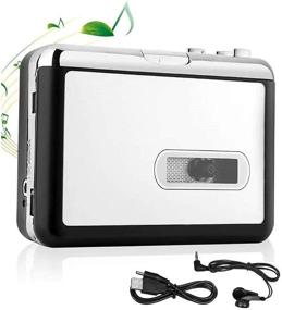 img 1 attached to 🎧 Портативный плеер кассетных лент MIUONO Walkman - Преобразование лент в MP3, WAV, CD через USB - В комплекте наушники для ПК и ноутбука