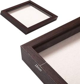 img 2 attached to Muzilife Shadow Picture Frame Linen Home Decor