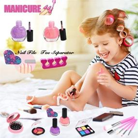 img 1 attached to Washable Kids Makeup - Fun and Safe Girls Toys for Pretend Play