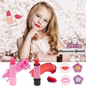 img 2 attached to Washable Kids Makeup - Fun and Safe Girls Toys for Pretend Play