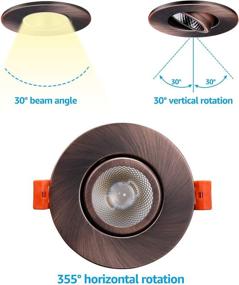 img 3 attached to 🔌 Efficient Dimmable Recessed Airtight Electrical by TORCHSTAR: Enhanced Warranty for Industrial Applications