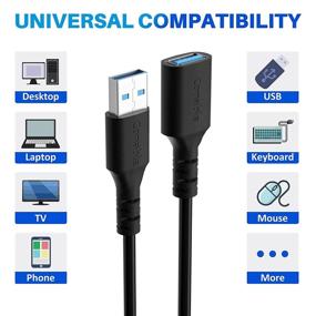 img 3 attached to Extension Extender Transfer Compatible Keyboard Industrial Electrical