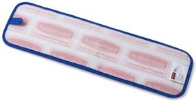 img 2 attached to Rubbermaid Commercial Microfiber Mop Head, 18-Inch Single-Sided Damp Room Mop Pad