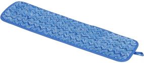 img 3 attached to Rubbermaid Commercial Microfiber Mop Head, 18-Inch Single-Sided Damp Room Mop Pad