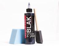 blak: : once-a-year restoration kit - revive faded black, renew plastic, rubber, and vinyl, prevent dry rot on tires – weather and salt-proof, uv protection, medium gloss dry-seal – 8oz kit logo