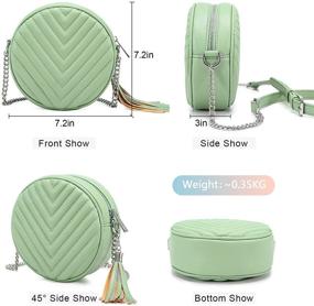 img 3 attached to 👜 Сумки для женщин с легким увесистым плечевым ремнем и кошельками - идеальные плечевые сумки