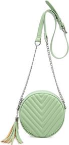 img 4 attached to 👜 Сумки для женщин с легким увесистым плечевым ремнем и кошельками - идеальные плечевые сумки