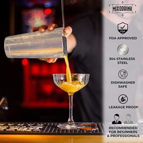 img 1 attached to Набор для приготовления коктейлей MIXODRINK объемом 28 унций