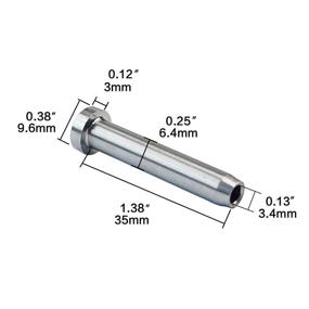 img 3 attached to 🔒 Muzata 20-Pack 1/8" Stemball Swage Dead End Invisible Cable Railing Kit - Stainless Steel Terminal End Fitting for Wood, Metal Stair, Deck - Ideal for Metal Budget System CR24, CV1, CV2…