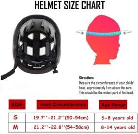 img 2 attached to 🚴 Kids Helmets by Atphfety - Adjustable Child Girls/ Boys Bike Helmets for Cycling, Skating, and Scooter - Available in 2 Sizes - Multi-Sport Helmet