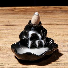 img 1 attached to 🏮 Enhance Your Home Decor with Tumenque Ceramic Backflow Incense Holder - Aromatherapy Ornament for Relaxation and Tranquility