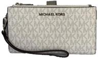 👜 shop the stylish michael kors wristlet vanilla softpink women's handbags & wallets for wristlets logo