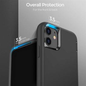 img 1 attached to 📱 ORIbox iPhone 11 Case - Enhanced Soft-Touch Liquid Silicone Finish for a Luxurious Feel