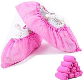 img 4 attached to Booties Disposable Non Woven Stretchable Durable