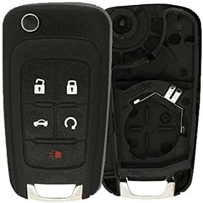img 4 attached to 🔑 KeylessOption OHT01060512 Keyless Entry Remote Control Car Key Fob Shell Replacement - Just the Case