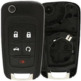 img 2 attached to 🔑 KeylessOption OHT01060512 Keyless Entry Remote Control Car Key Fob Shell Replacement - Just the Case