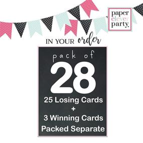 img 2 attached to Blue Star Scratch Off Cards (28 Pack) Game - Perfect for Boys Baby Shower, Graduation, Wedding, Retirement - Small Business Raffle Tickets for Drawing Prizes - Holidays Party Favors