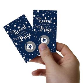 img 3 attached to Blue Star Scratch Off Cards (28 Pack) Game - Perfect for Boys Baby Shower, Graduation, Wedding, Retirement - Small Business Raffle Tickets for Drawing Prizes - Holidays Party Favors
