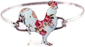 img 2 attached to Wonderent Rooster Western Bracelet Burnish