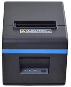 img 2 attached to 🖨️ Premium 80mm POS Thermal USB Printer - Auto Cutter & Cash Drawer Port - Compatible with Windows XP/Vista/7/8/8.1/10 - Includes 80mm Thermal Paper Rolls - Sleek Black Design