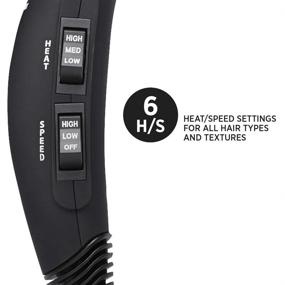 img 1 attached to HOT TOOLS Professional 2100 Turbo Ionic Hair Dryer in Black Shade