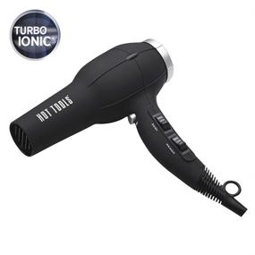 img 3 attached to HOT TOOLS Professional 2100 Turbo Ionic Hair Dryer in Black Shade