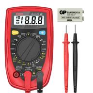 🔌 etekcity digital multimeter: voltage tester volt ohm amp meter with continuity, diode and resistance test – dual fused for anti-burn logo
