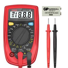 img 4 attached to 🔌 Etekcity Digital Multimeter: Voltage Tester Volt Ohm Amp Meter with Continuity, Diode and Resistance Test – Dual Fused for Anti-Burn